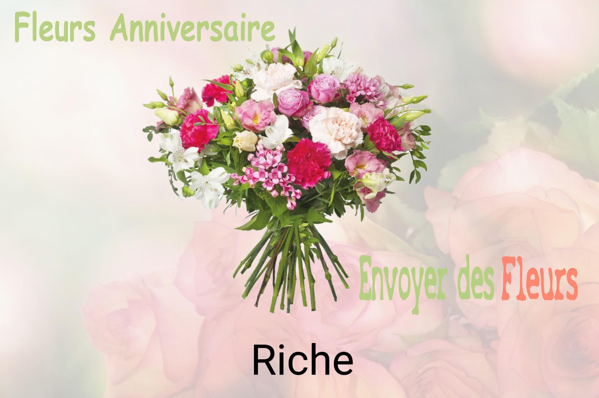 Bouquet de fleurs d’anniversaire livré à Riche